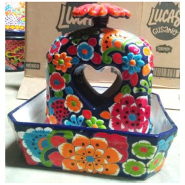Talavera Heart Fountain