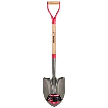 Truper Trutough Round Point Shovel D Handle