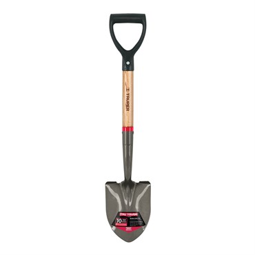 Truper Trunk Buddy Round Point D Handle Shovel
