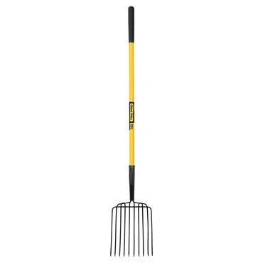 Truper 10 Tine Manure Fork with 50" Fiberglass Handle