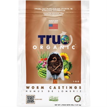 True Organic 4# Worm Castings
