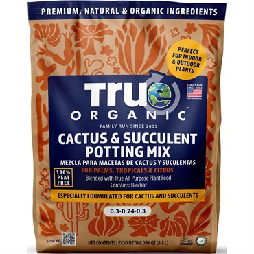 True Organic 8qt Cactus & Succulent Potting Mix