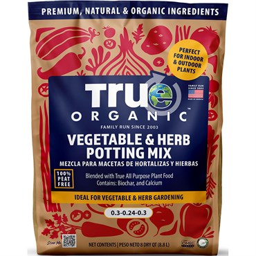 True Organic 8qt Vegetable & Herb Potting Mix