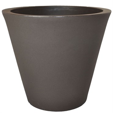 Tusco 13" Cosmo Round Planter Espresso