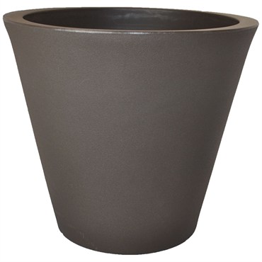Tusco 20" Cosmo Round Planter Espresso