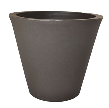 Tusco 24" Cosmo Round Planter Espresso
