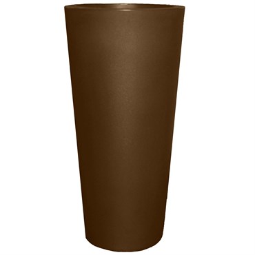 Tusco 26" Cosmo Tall Round Planter Espresso