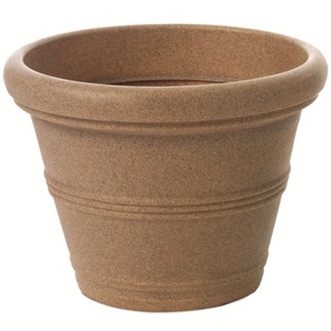 Tusco 30" Rolled Rim Planter Sandstone