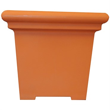 Tusco 20" Square Planter Terra Cotta