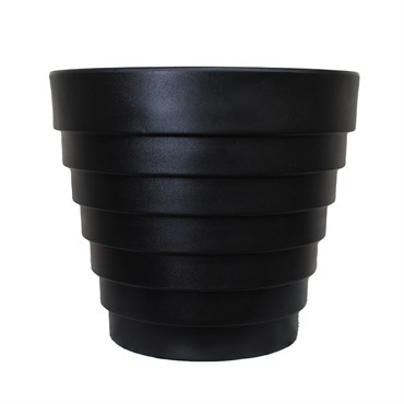 Tusco 24" Variegated Planter Black