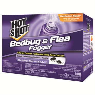 Hot Shot Bed Bug Flea Fogger 3pk