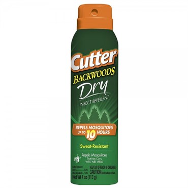 Cutter Backwoods 4oz Dry Aerosol 25% Deet