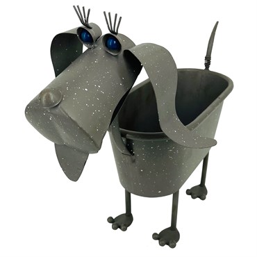 VCS 11" Brown Dog Planter