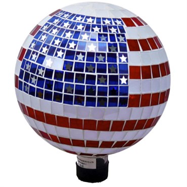 VCS 10" Stars & Stripes Glass Globe