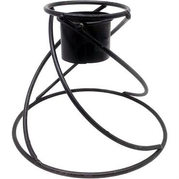 VCS 7" Metal Swirl Globe Stand