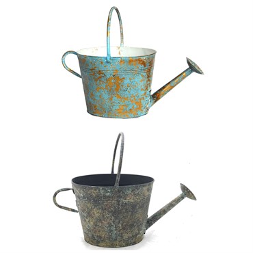 VCS 13" Oval KD Watercan Planters Vintage