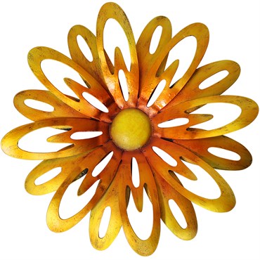 VCS 10" Purple Orange Flower - Image 2