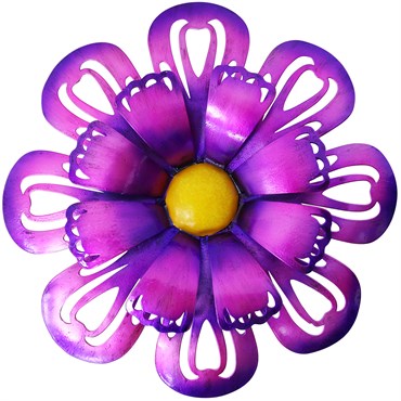 VCS 10" Purple Orange Flower - Image 3