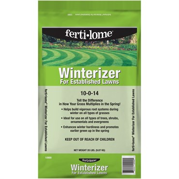 Fertilome 20# Winterizer Established Lawn 10-0-14