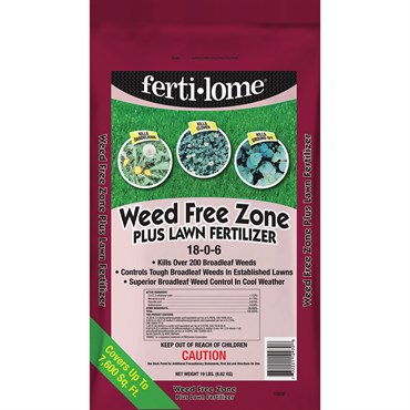 Fertilome 19# Weed Free + Lawn Fertilizer 18-0-6