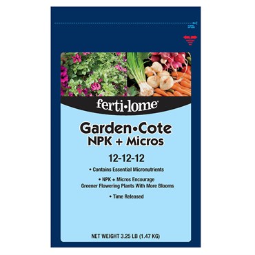 Fertilome 3.25# Garden Cote 12-12-12 Plant Food