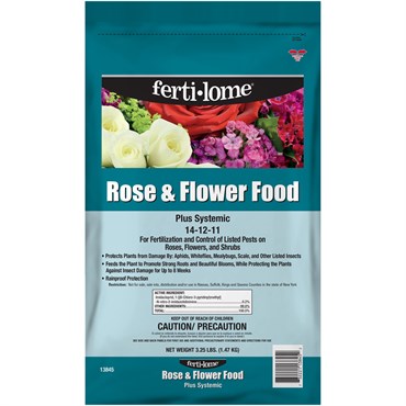 Fertilome 3.25# Rose & Flower Food Plus Systemic 14-12-11