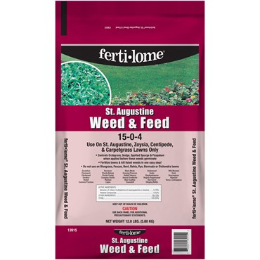 Fertilome 12.8# St. Augustine Weed & Feed 15-0-4