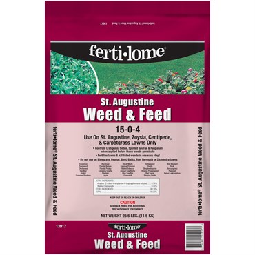 Fertilome 25.6# St. Augustine Weed & Feed 15-0-4