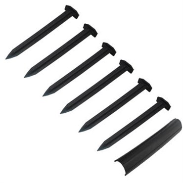 Valley View 9" Poly Stake Kits 6 Stakes 1 Connector