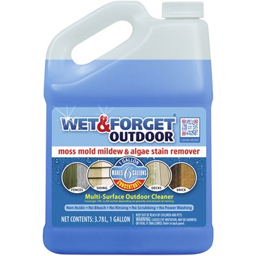 Wet & Forget 1gal Outdoor Moss Mold Mildew Remover