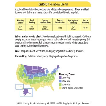 Carrot, Rainbow Blend 280mg - Image 2