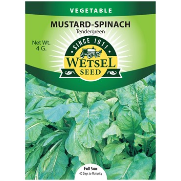 Mustard Spinach, Tendergreen 4 Grams