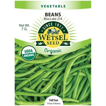 Beans, Organic Blue Lake 7 Grams