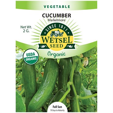Cucumber, Organic Marketmore 2 Grams