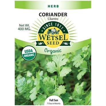 Corriander, Organic 400mg