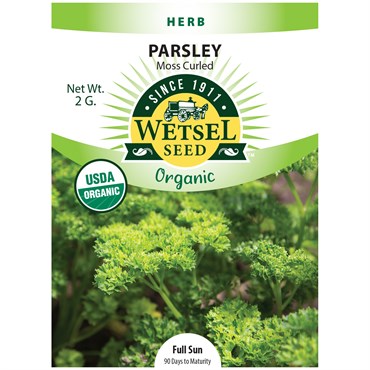 Parsley, Organic Moss Curled 2 Grams