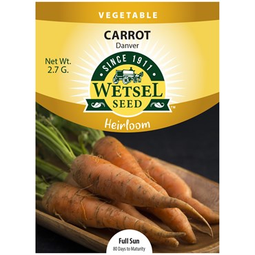 Carrot, Heirloom Danver 2.7 Grams