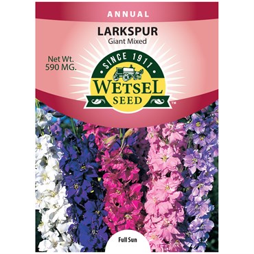 Larkspur, Giant Mixed 590mg