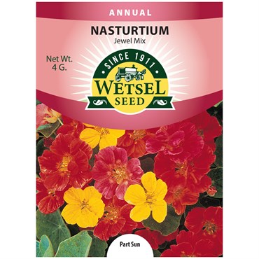 Nasturtium, Jewel Mix 4 Grams