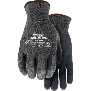 Watson Gloves Stealth Colonel Medium Bio-Base Nylon Nitrile Palm