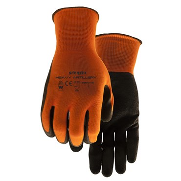 Watson Gloves 6pk Stealth Heavy Artillery XL Hi-Vis Orange