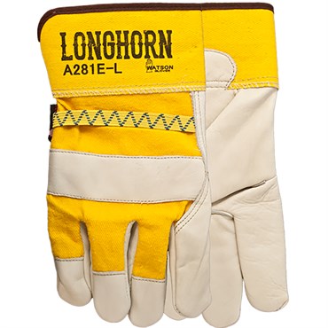Watson Gloves Longhorn One Size Economy Full Grain Cowhide Leather