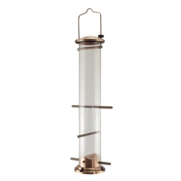 Woodlink Nyjer Thistle Tube Feeder Copper Top