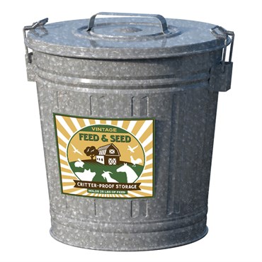 Woodlink Canister Storage Tin with Locking Lid