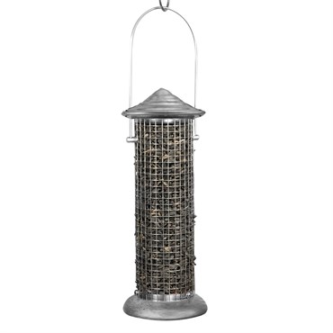 Woodlink Rustic Farmhouse Silo Seed Feeder Galvanized Roof