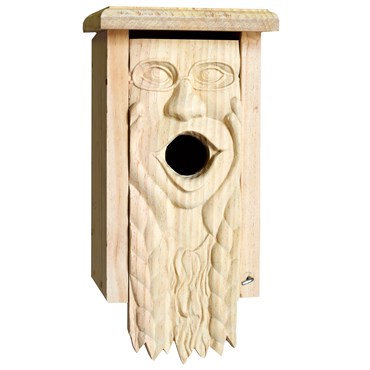 Welliver Cedar Carved Bluebird House Mother Earth