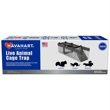 Havahart 17x6x6 Live Cage Trap Sized for Squirrels Rabbits