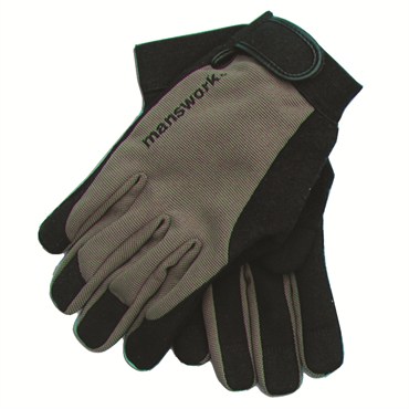 WWG Manswork MicroSuede Dark Gray Stretch Work Glove X-Large