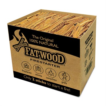 Wood Products Fatwood 10# Kraft Box