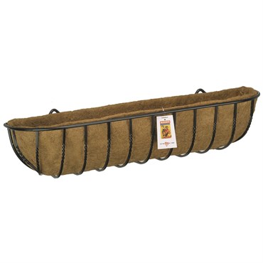 WSP 48" Blacksmith Wall Trough With Coco Liner